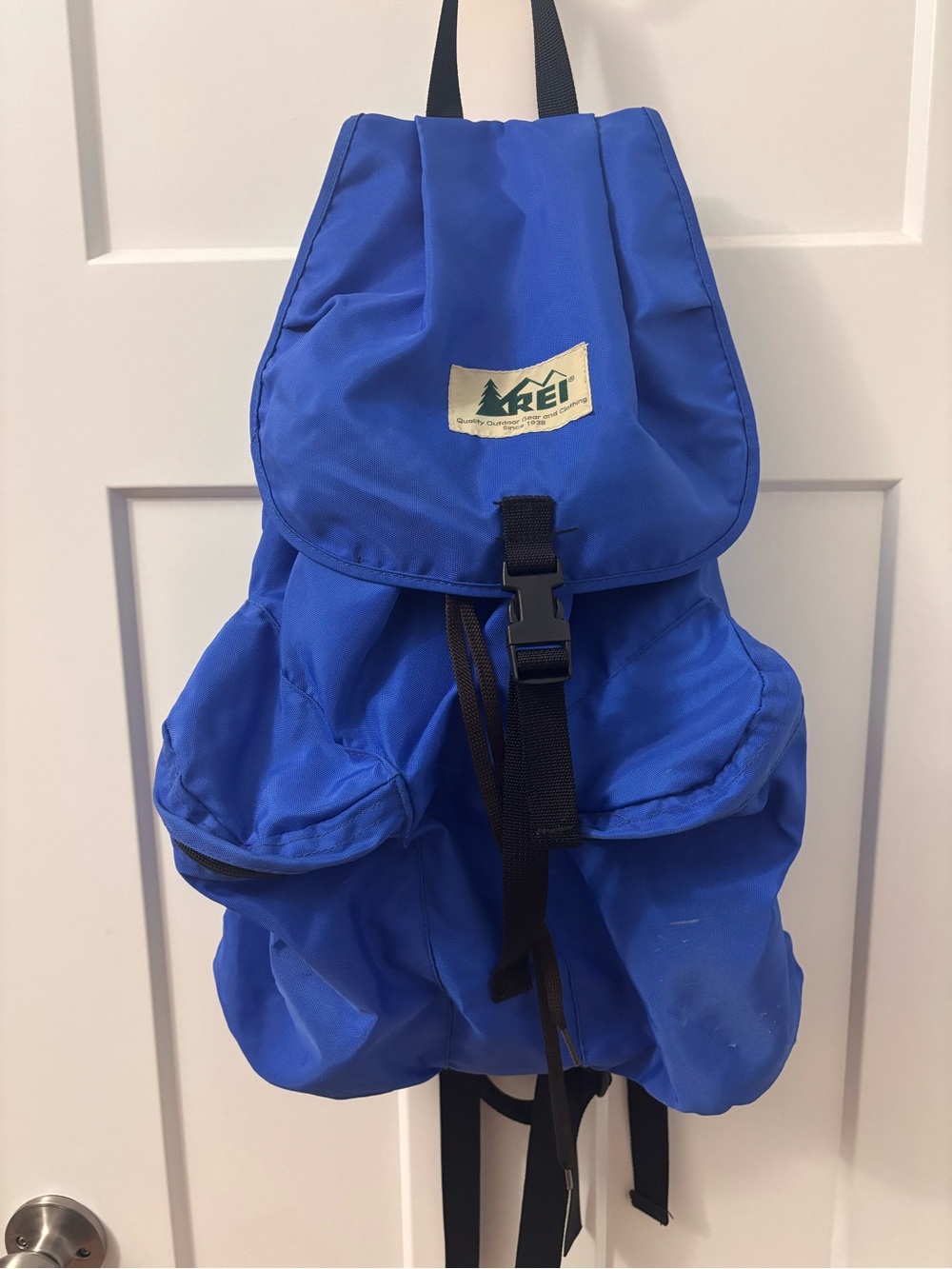 REI vintage blue Daypack Backpack